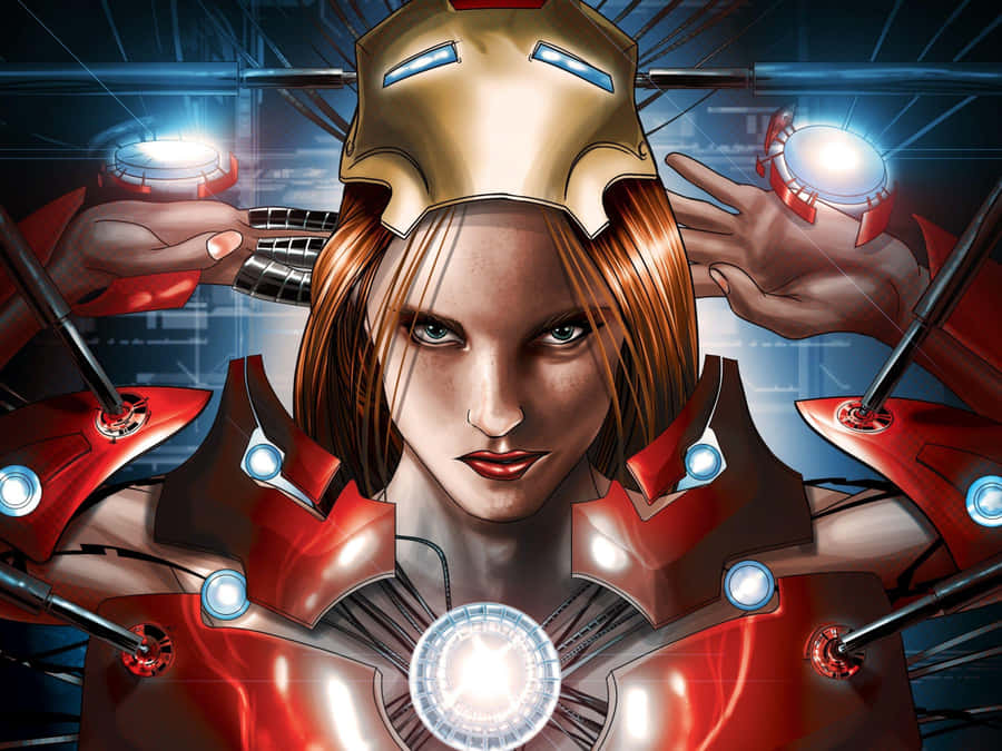 Pepper Potts - The Powerhouse Behind Stark Industries Wallpaper
