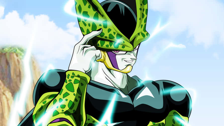 Perfect Cell Iconic Anime Villain Wallpaper