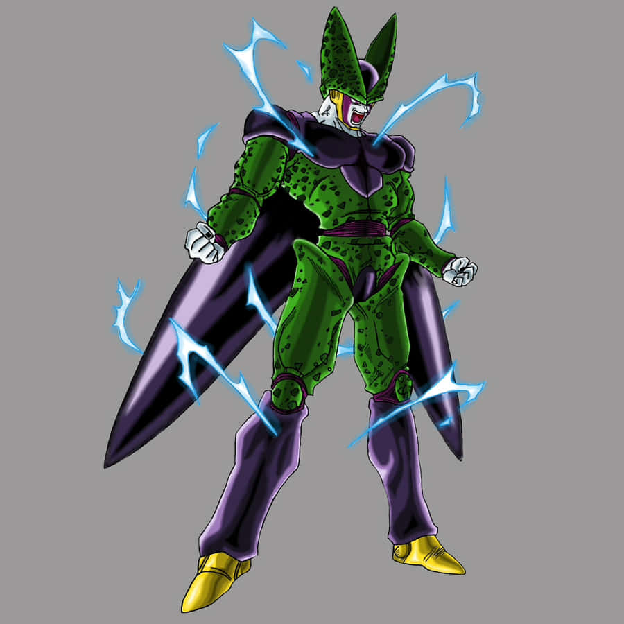 Perfect Cell Stands On Top Of The World Wallpaper