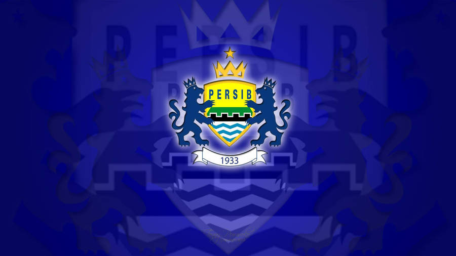 Persib Bandung Crown And Lions Wallpaper