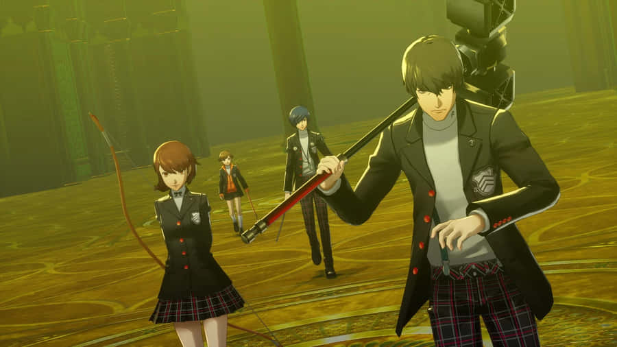 Persona3 Reload Team Preparedfor Battle Wallpaper