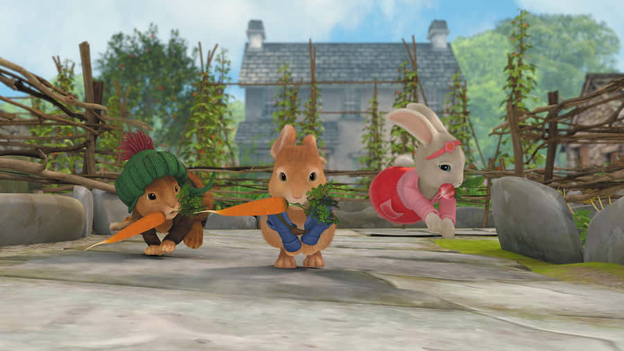 Peter Rabbit Animated Adventure Wallpaper