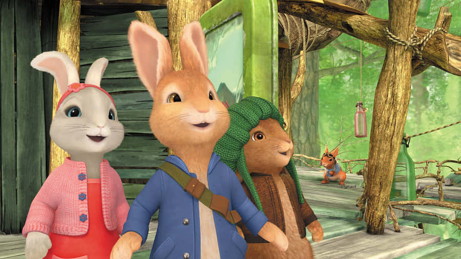 Peter Rabbitand Friends Adventure Wallpaper