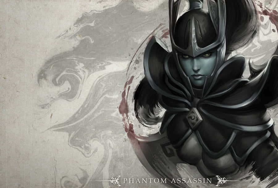 Phantom Assassin In Action Wallpaper