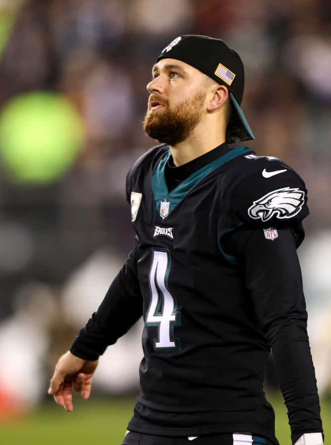 Philadelphia Eagles Player Number4 Wallpaper