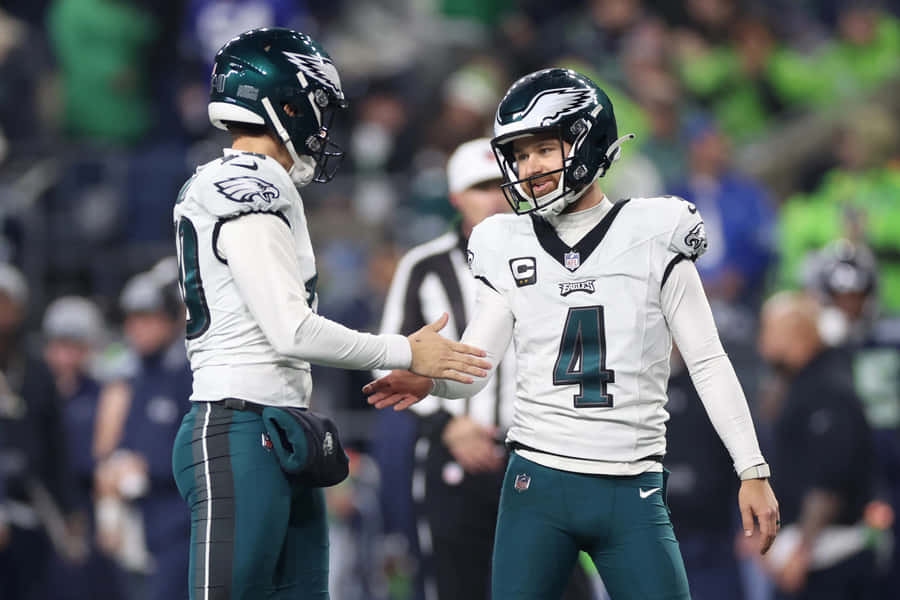 Philadelphia Eagles Players Celebrating Wallpaper