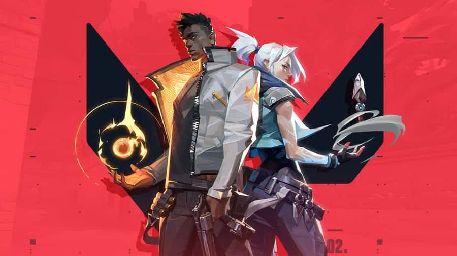Phoenix And Jett Valorant Desktop Wallpaper