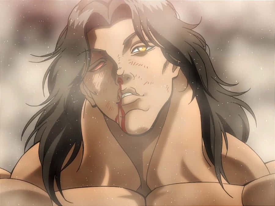 Pickle Baki Anime Embrace Wallpaper