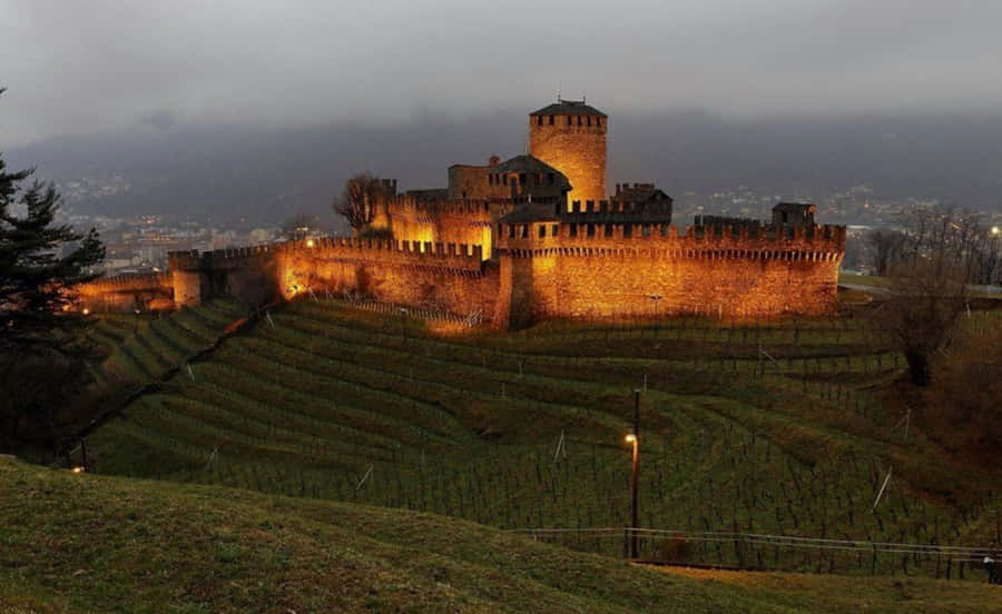 Picturesque Bellinzona, Heart Of Switzerland Wallpaper