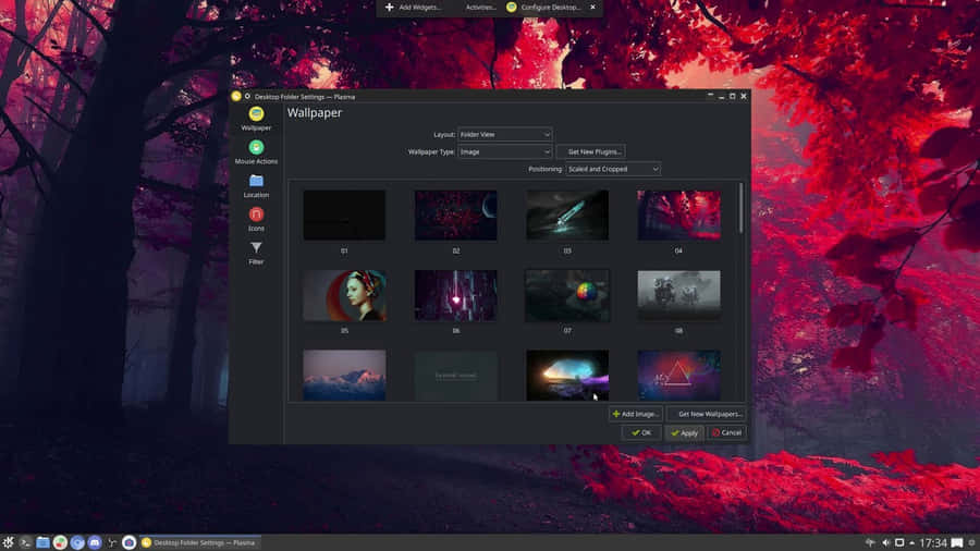 Picturesque Sunset Over A Tranquil Beach Wallpaper