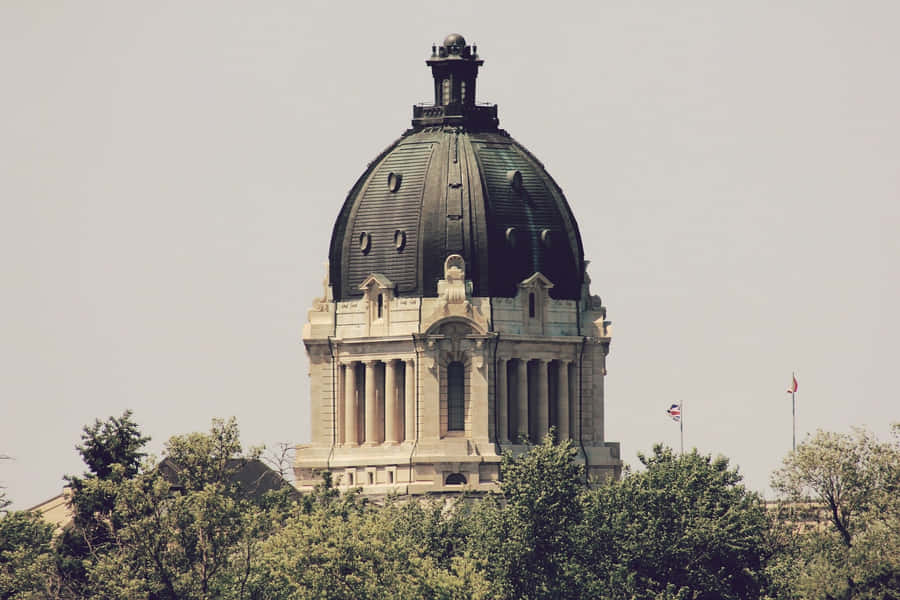 Picturesque View Of Downtown Regina, Canada Wallpaper