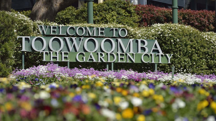 Picturesque View Of Queens Park, Toowoomba Wallpaper