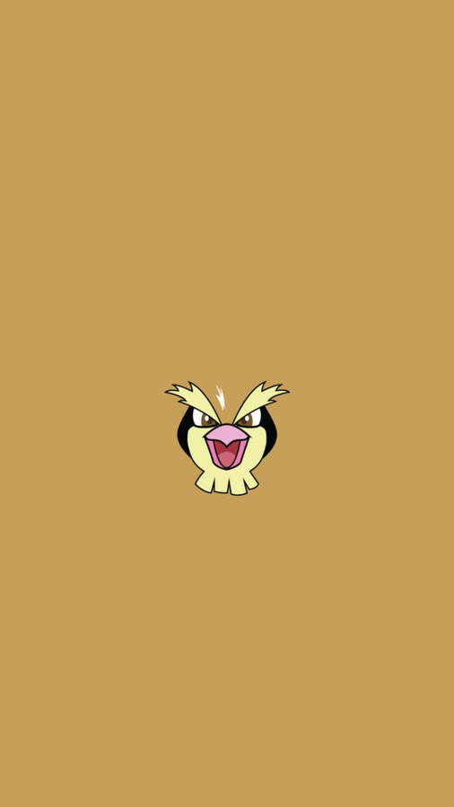Pidgey Face Pokemon Iphone Wallpaper