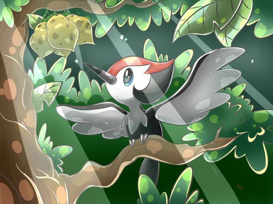 Pikipek On Branch Wallpaper