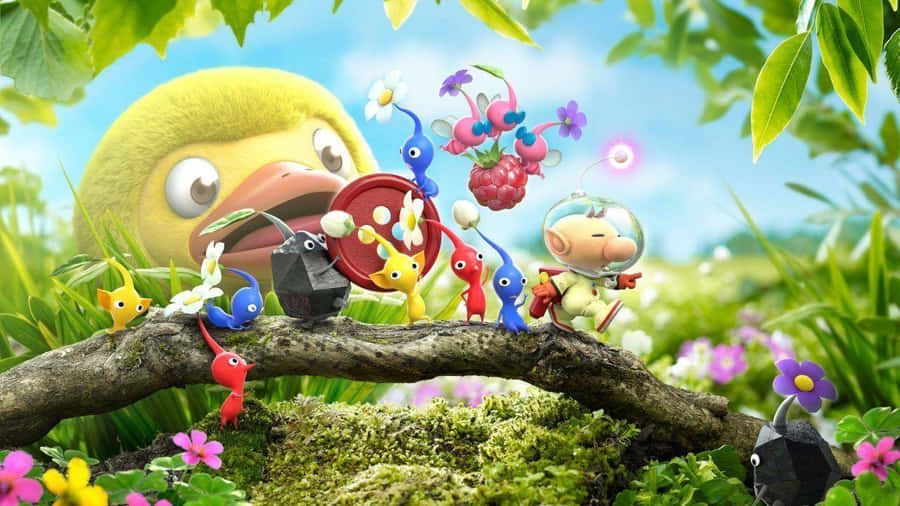 Pikmin_ Adventure_in_ Nature Wallpaper