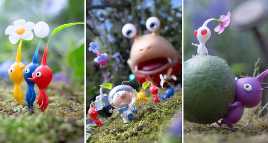 Pikmin Adventurein Nature Wallpaper