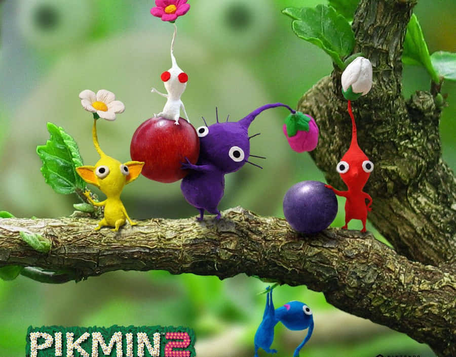 Pikmin Adventurein Nature Wallpaper