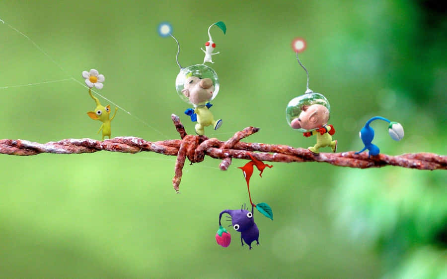 Pikmin Adventureon Twisted Vine Wallpaper