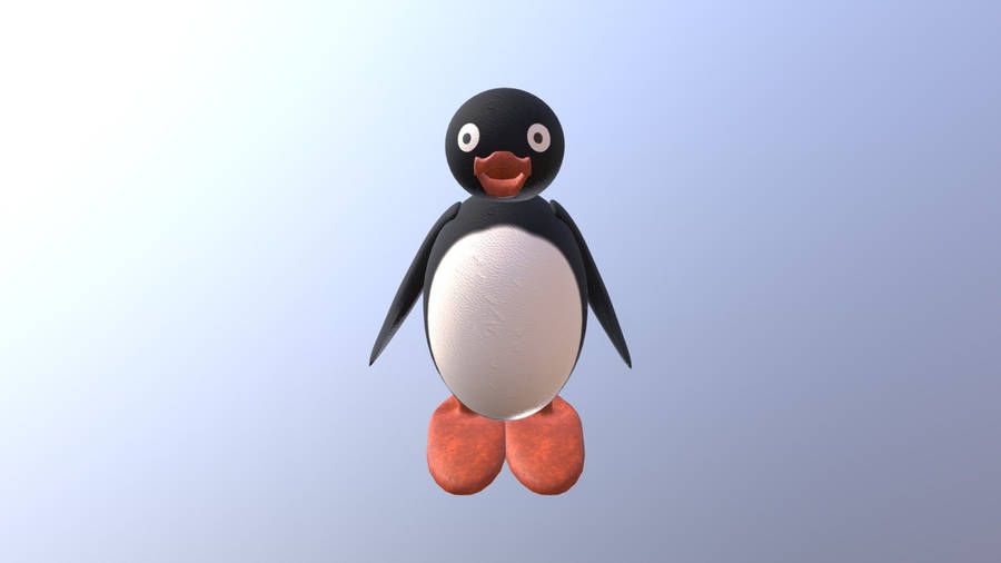 Pingu 3d Model Wallpaper