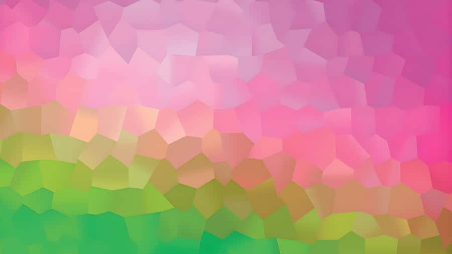 Pink And Green Abstract Background Wallpaper