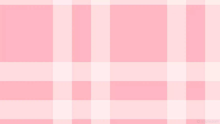 Pink And White Tartan Wallpaper