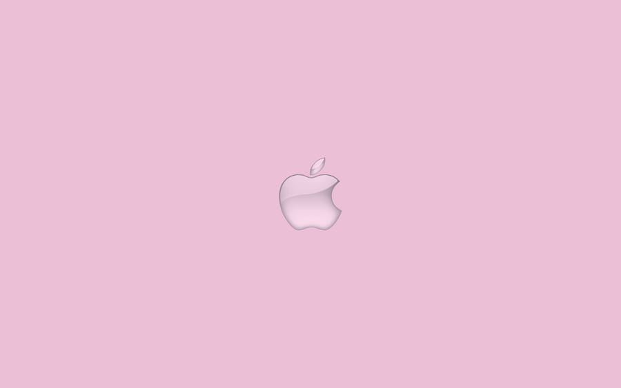 Pink Apple Macos Wallpaper