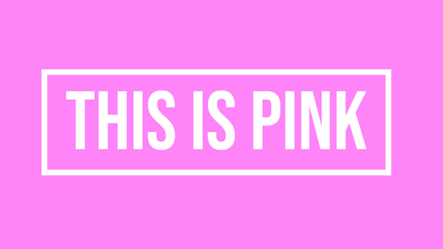 Pink Background Text Banner Wallpaper