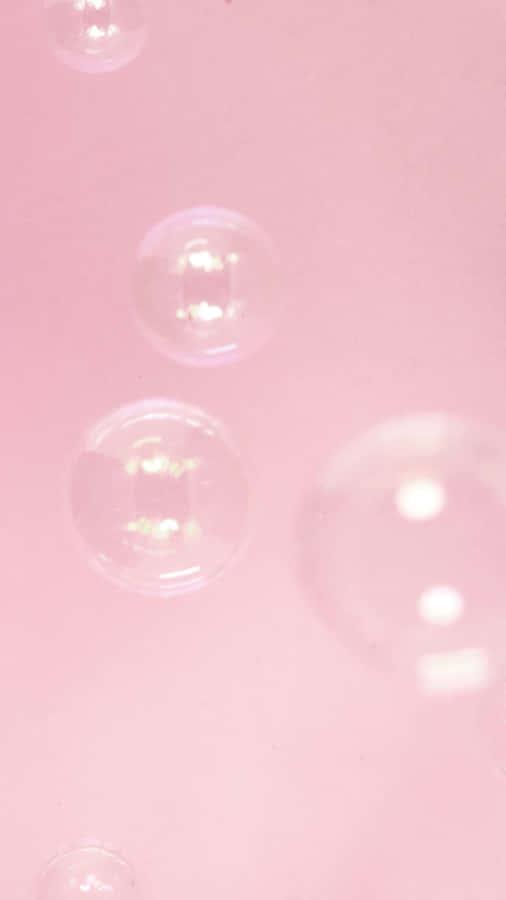 Pink Bubble Dreamscape Wallpaper