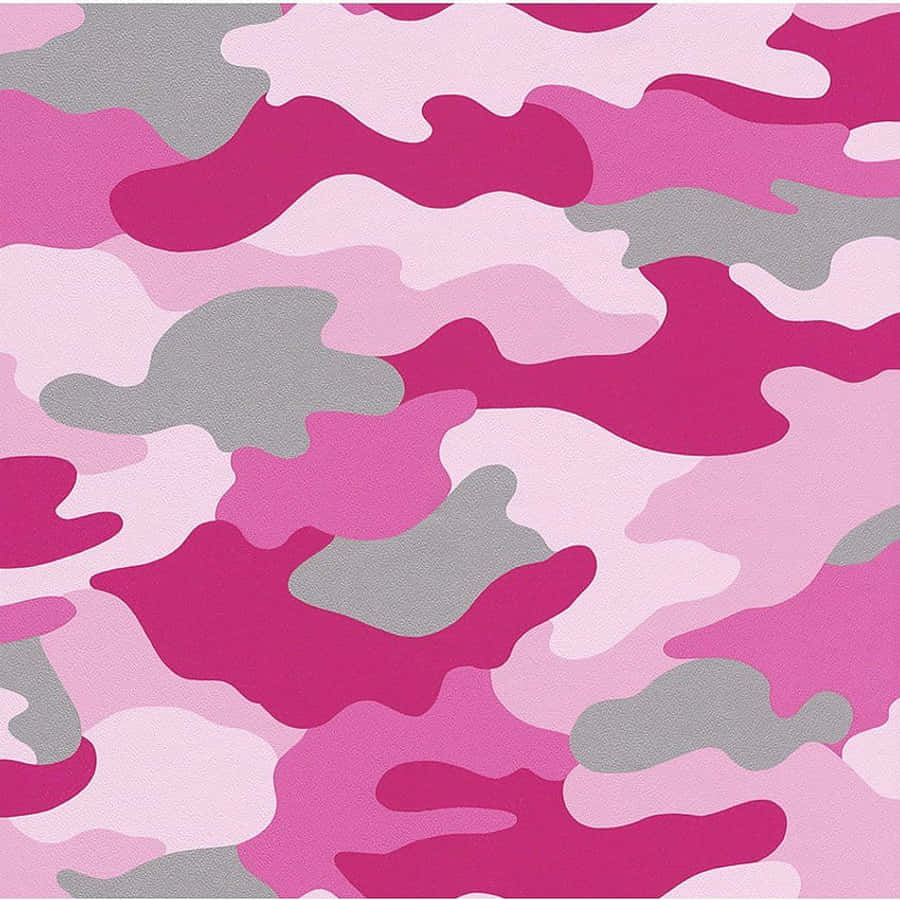 Pink Camo Square Wallpaper