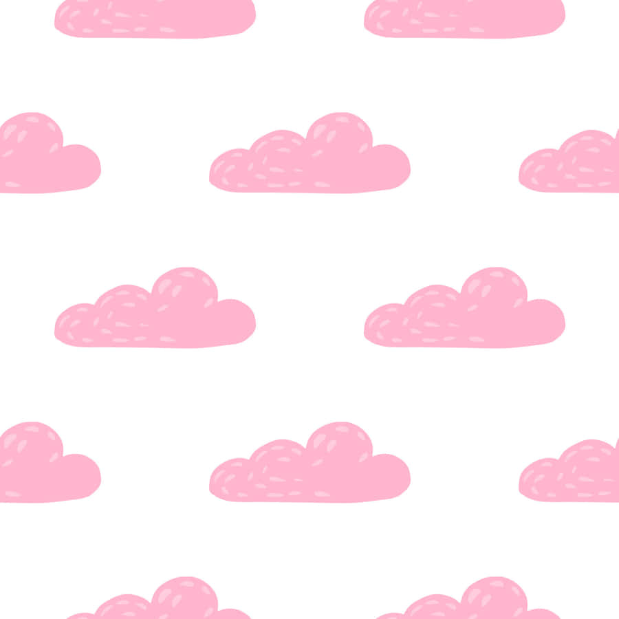 Pink_ Cloud_ Pattern_ Background Wallpaper