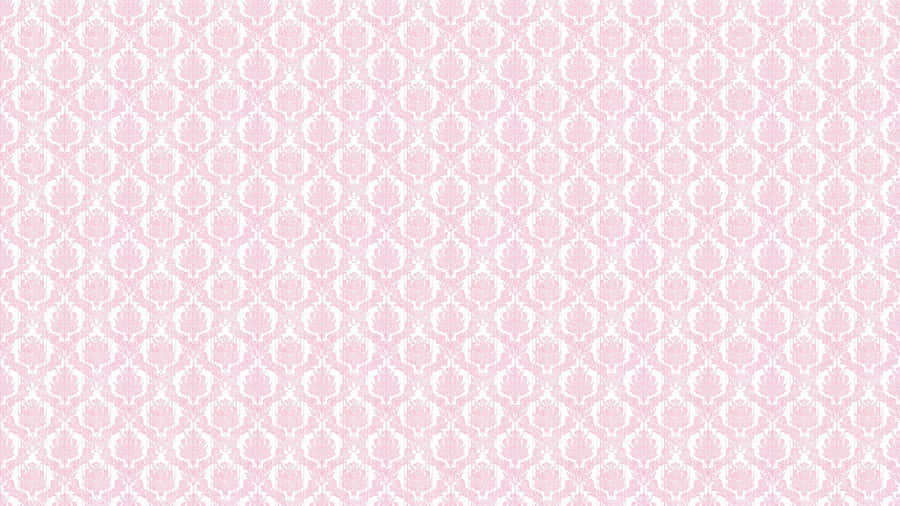 Pink Damask Pattern Background Wallpaper