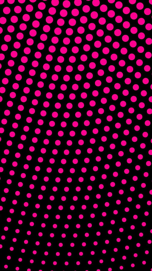 Pink Dots Pattern Abstract Wallpaper