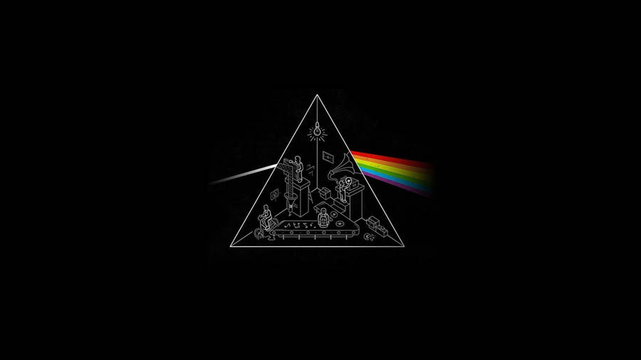 Pink Floyd 4k The Dark Side Of The Moon Inner Workings Wallpaper