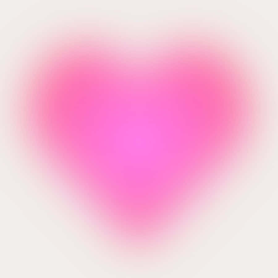 Pink Heart Aura Abstract Wallpaper