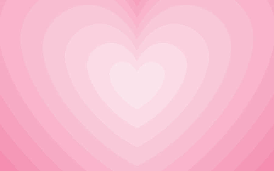 Pink Heart Aura Background Wallpaper