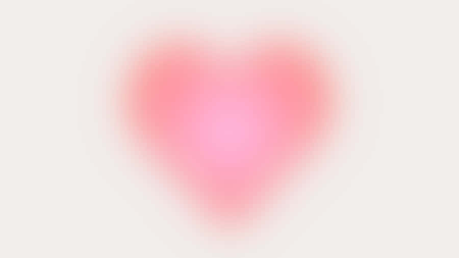 Pink Heart Aura Glow Wallpaper
