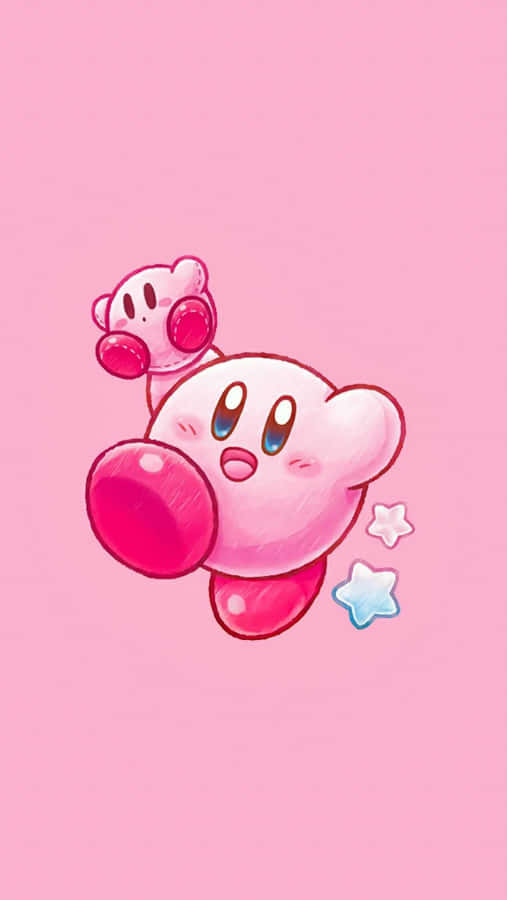 Pink Kirby Aesthetic Wallpaper