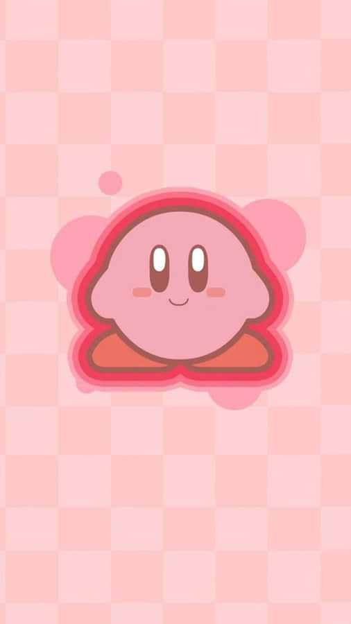 Pink Kirby Aesthetic Wallpaper Wallpaper