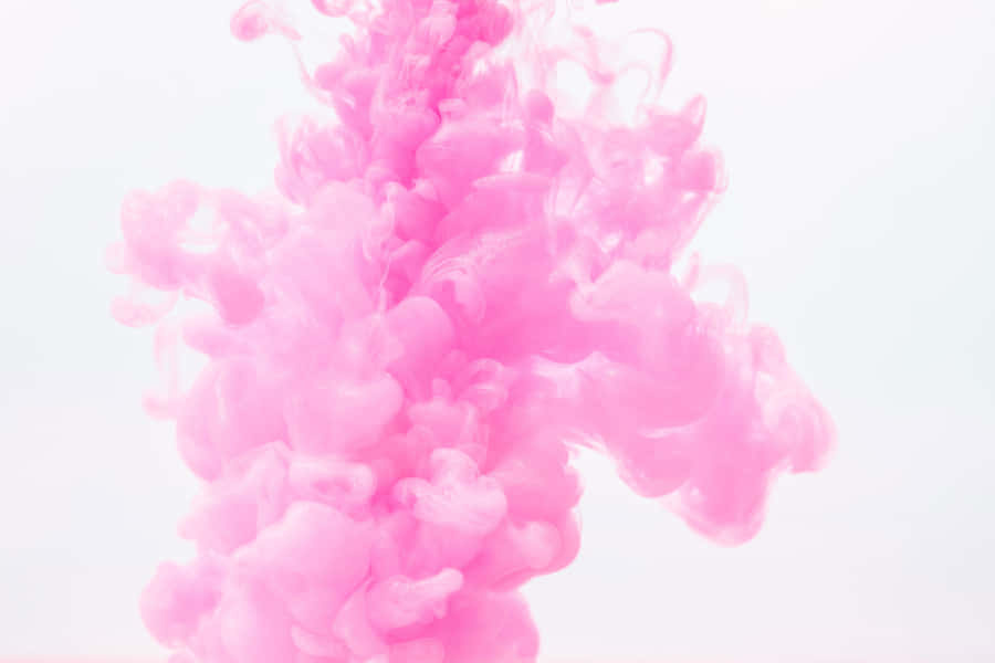 Pink Liquid In The Air Wallpaper