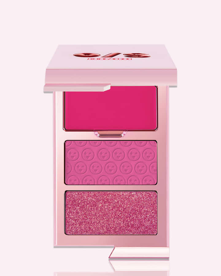 Pink Makeup Palette Product Wallpaper