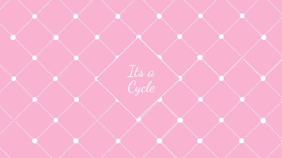 Pink Pattern Cycle Graphic Wallpaper