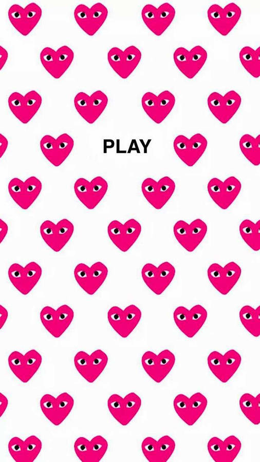 Pink Play Cdg Logo Wallpaper