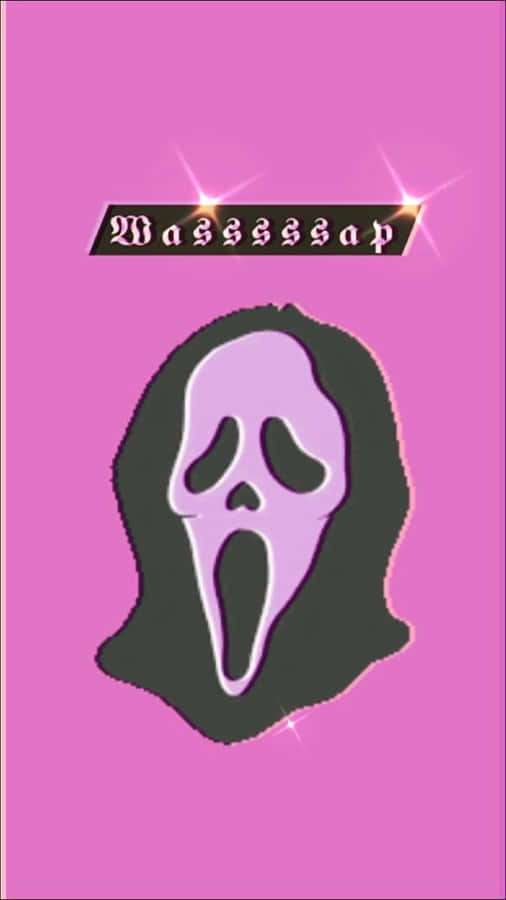 Pink Scream Greeting Wallpaper