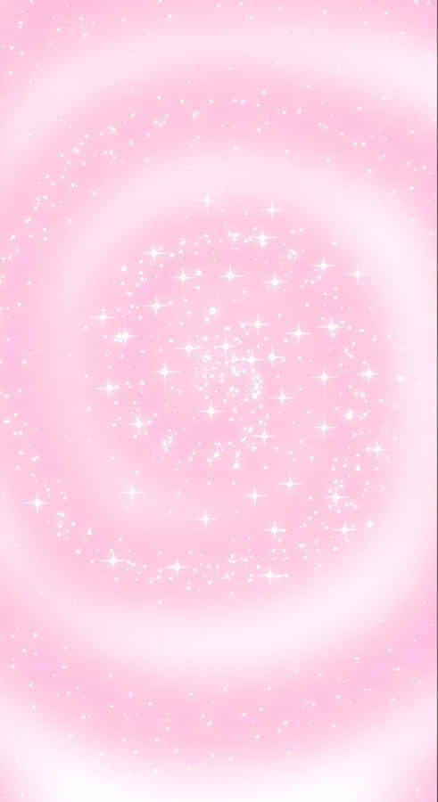 Pink Sparkle Swirl Background Wallpaper