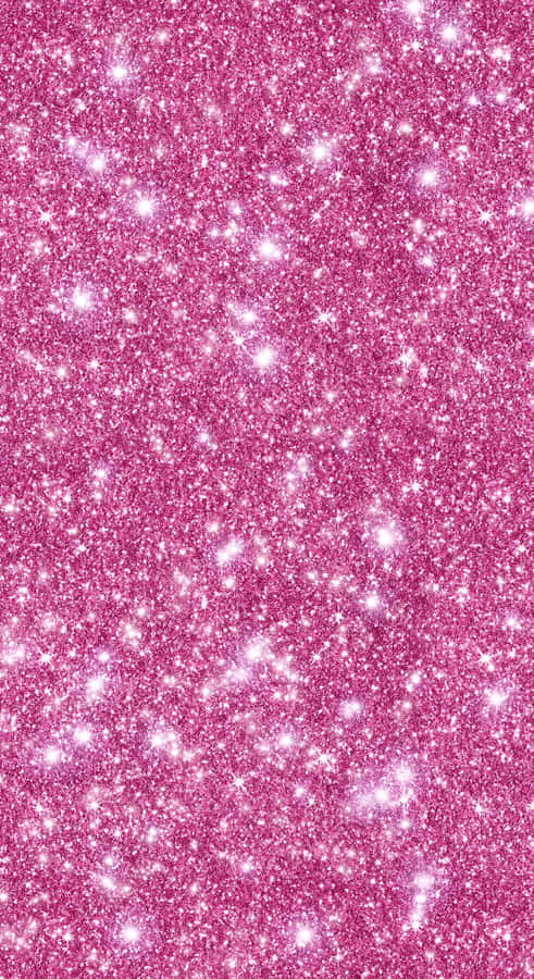 Pink Sparkly Glitter Texture Wallpaper