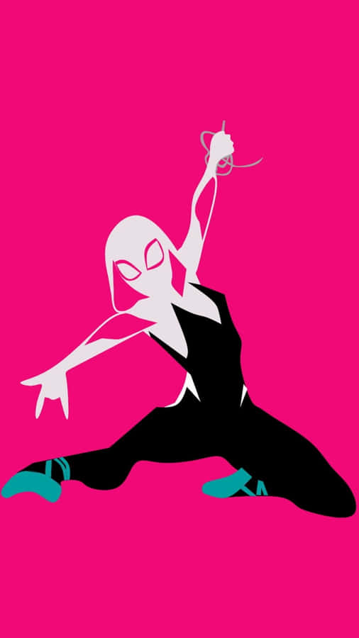 Pink Spider Man Art Wallpaper