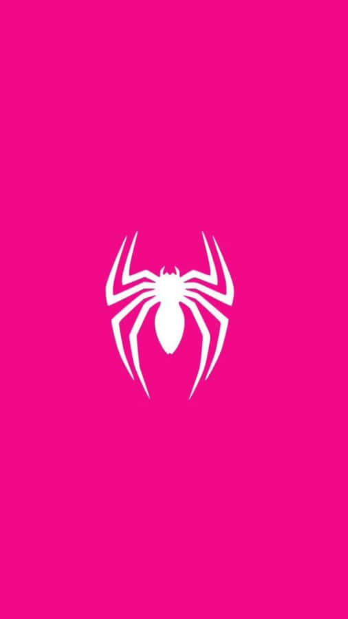 Pink Spider Man Logo Wallpaper