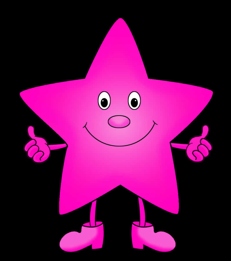 Pink Star Clipart Wallpaper