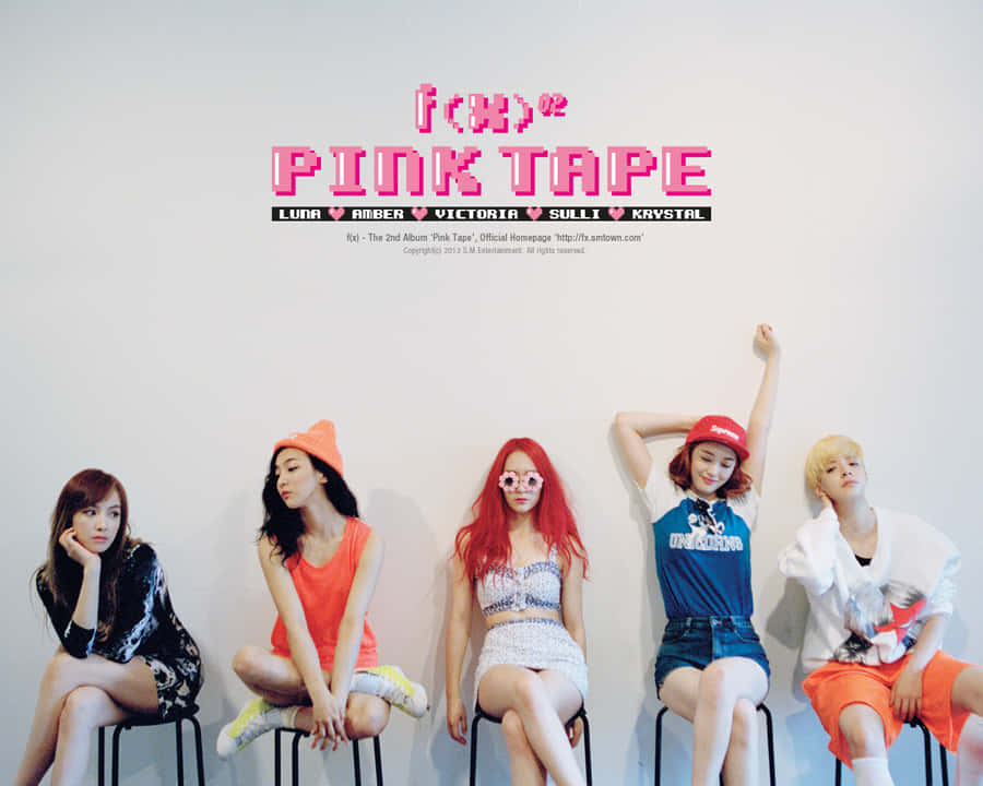 Pink Tape Album Cover Wallpaper