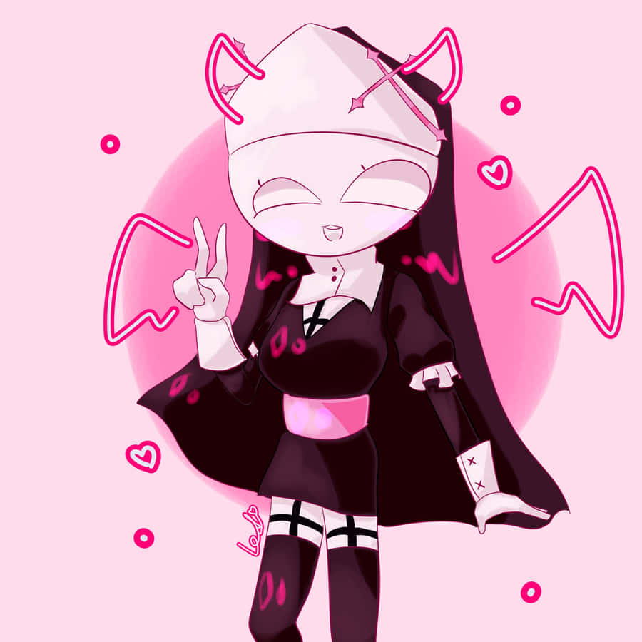 Pink Vibes F N F Character P F P Wallpaper